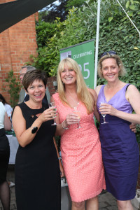 Greendale host their 25th Anniversary celebrations at their headquarters. photo Nick Free. 16-6-15. Tracey Wood and Frances Miles, directors of Jobshop UK and Nicky Clarke-Bradford of Seaberry PR