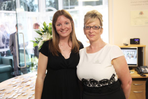 Greendale host their 25th Anniversary celebrations at their headquarters. photo Nick Free. 16-6-15. Charlotte Holyoake and Maria Seabright from Greendale Construction.