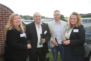 Greendale host their 25th Anniversary celebrations at their headquarters. photo Nick Free. 16-6-15. Jacqueline Entwistle, Robin Hawkins, Aaron Barker and Kate Brooks